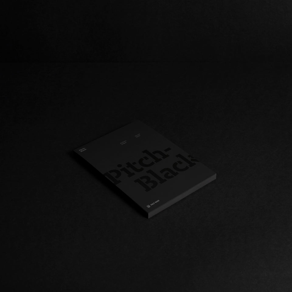 Pitch-Black A5 pad — dot grid